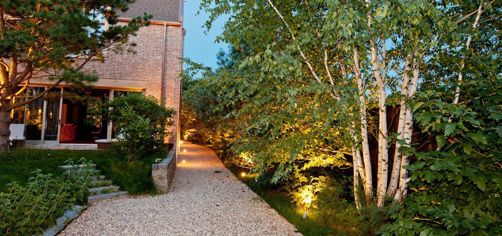 Комплексные услуги по созданию ландшафтного света: