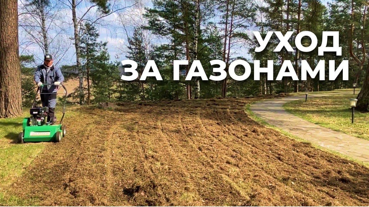 Уход за газонами